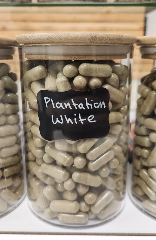 Kratom Capsules 1g - Plantation White