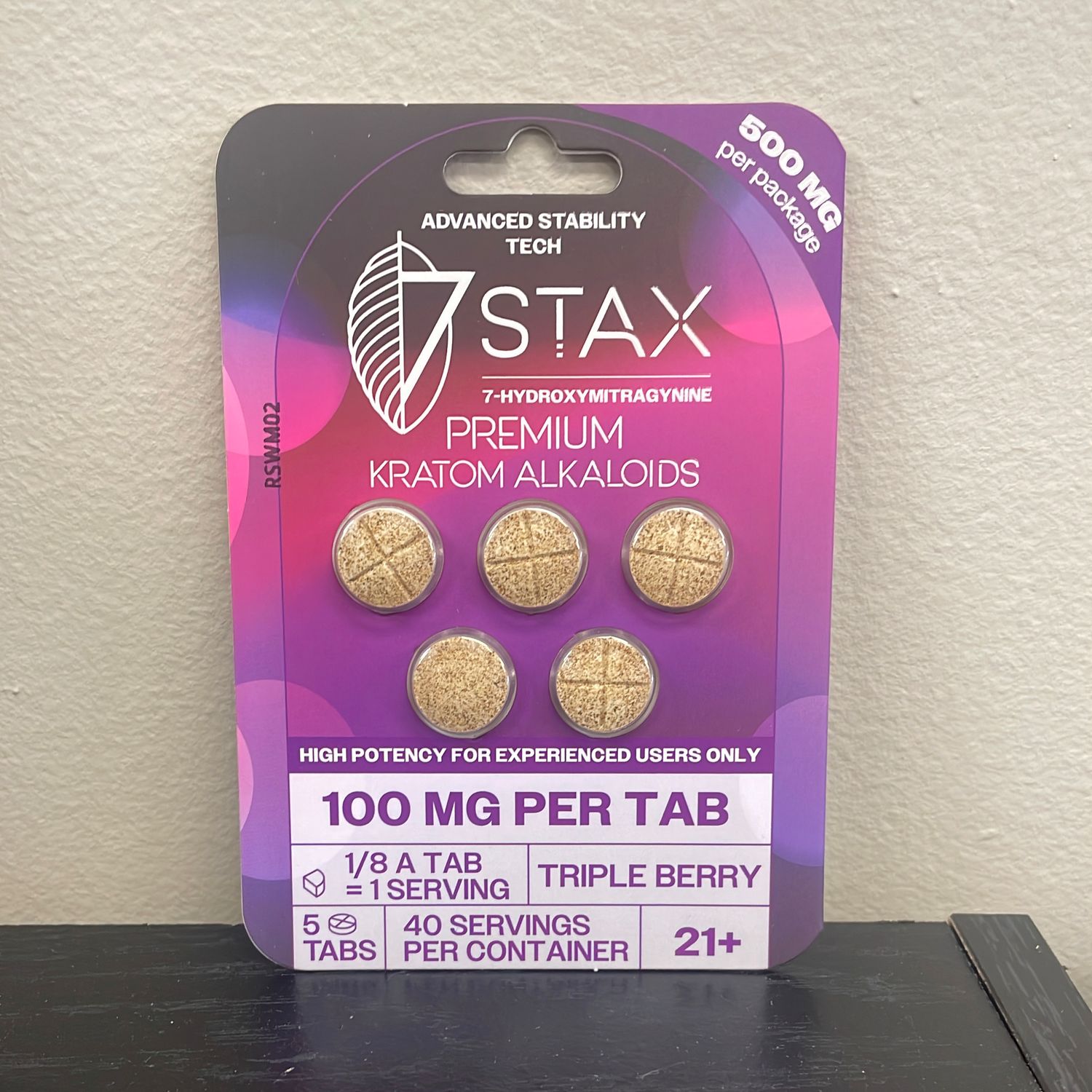 7Stax 100mg 5ct - Triple Berry