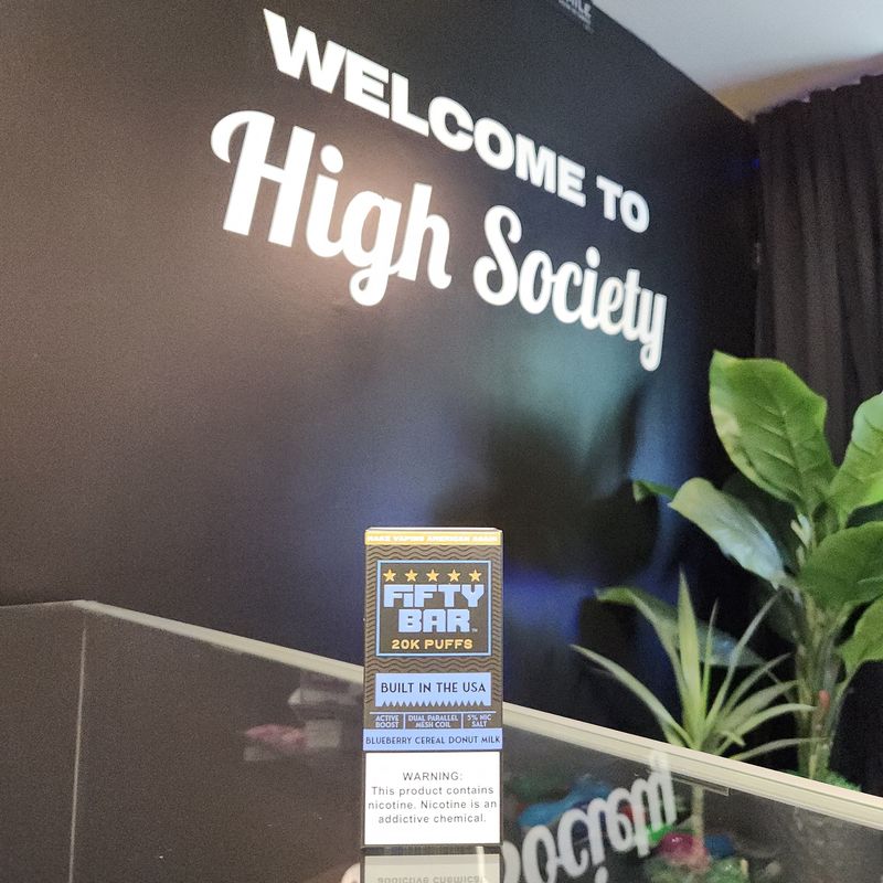 Fifty Bar 20k - Blueberry Cereal Donut Milk