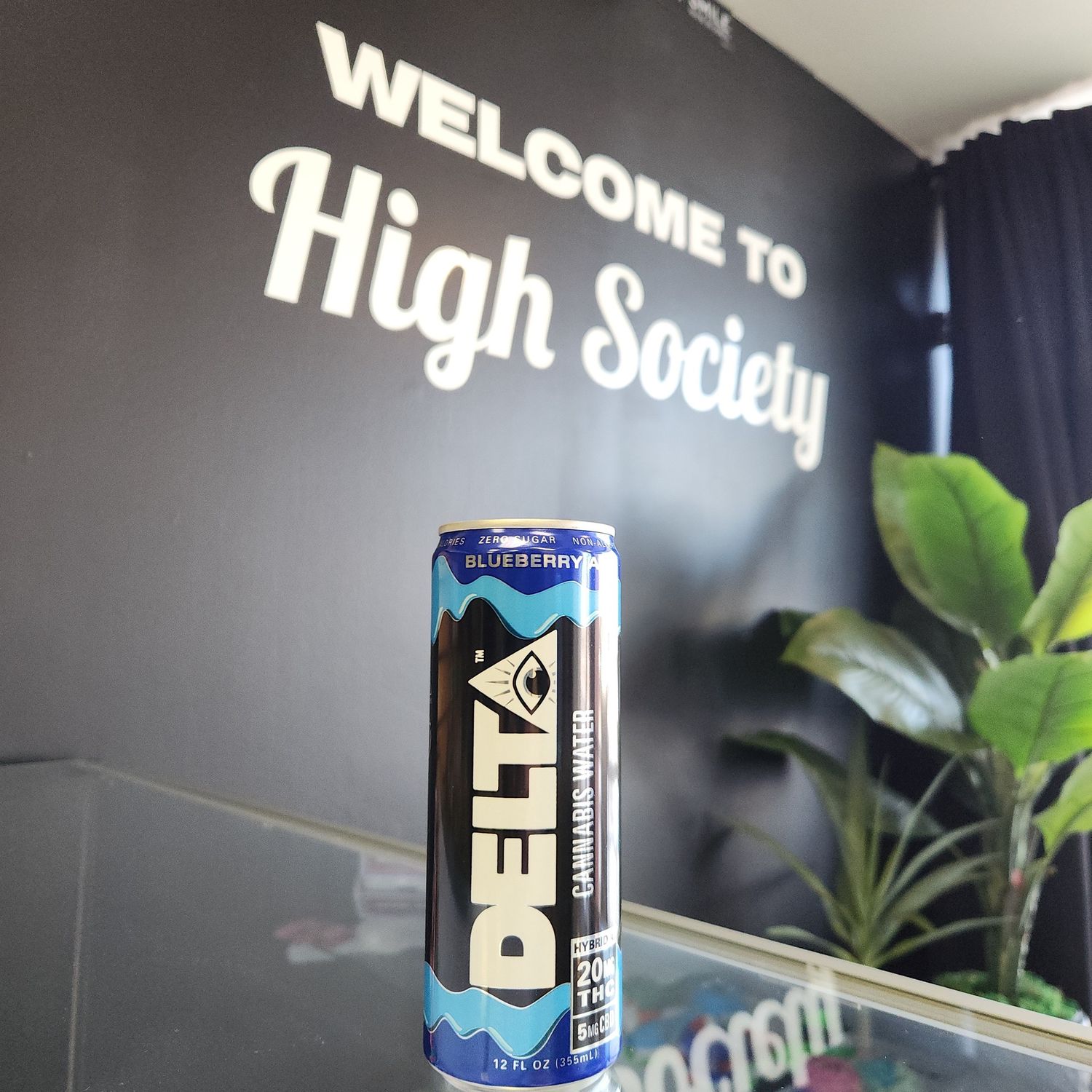 Delta Cannabis Water - Blueberry Acai