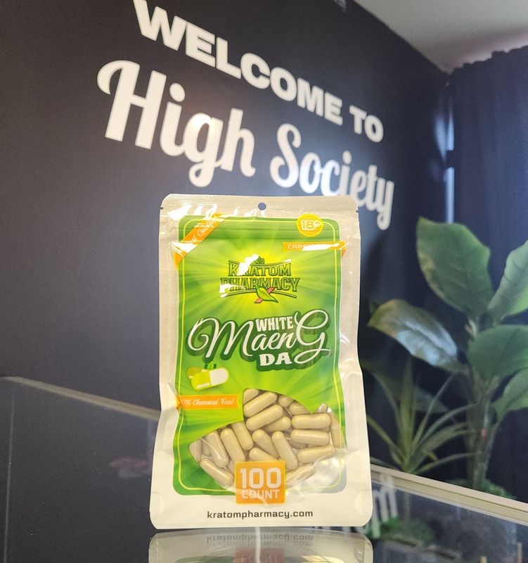 Kratom Pharmacy - White Maeng Da 100ct