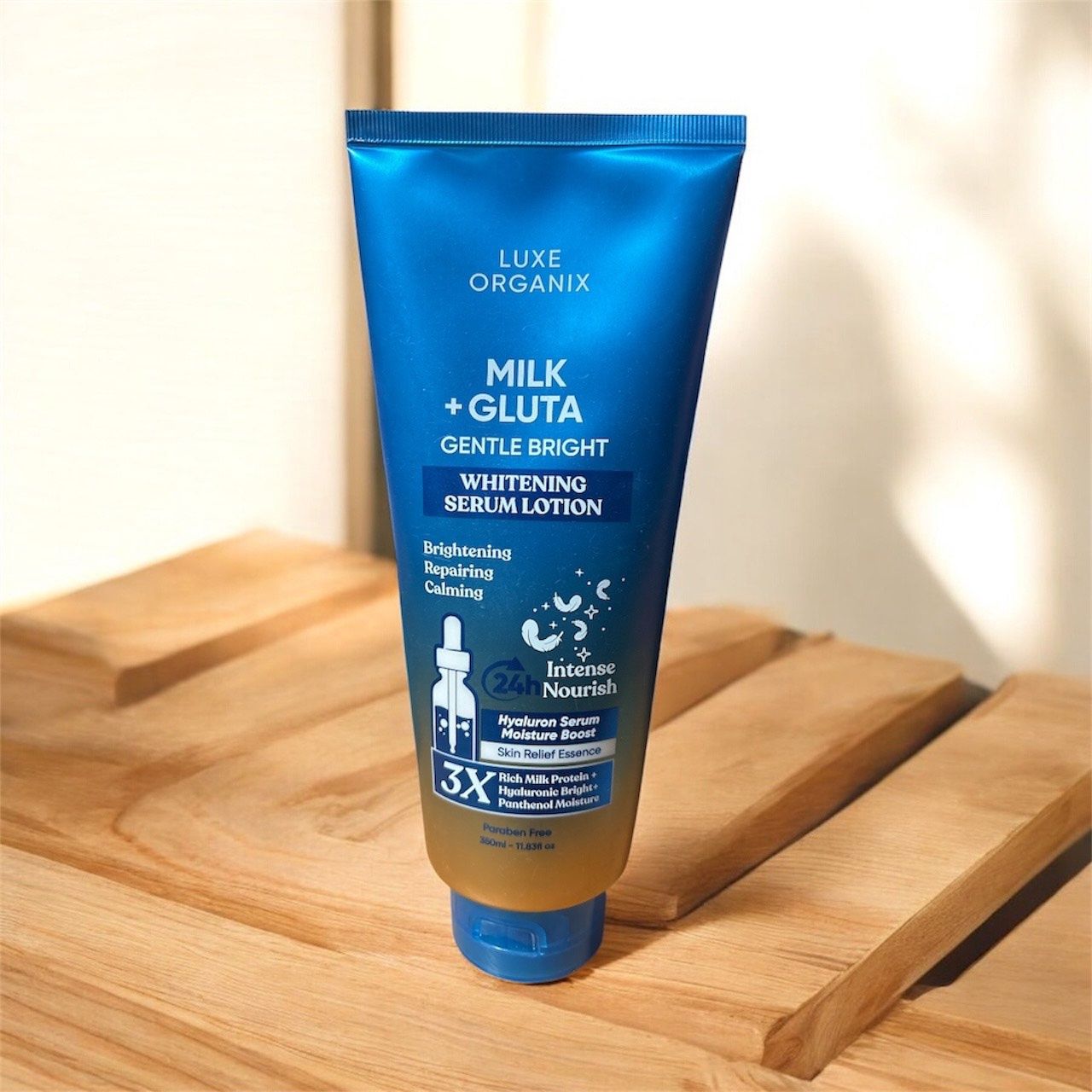 Luxe Organix Milk+Gluta Serum Lotion 350ml