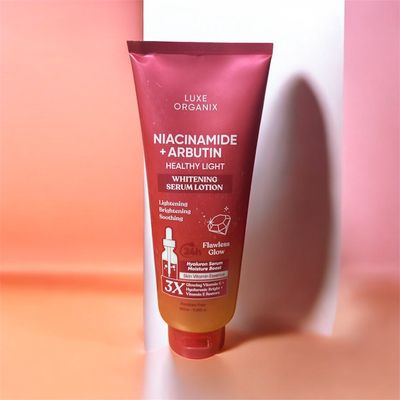 Luxe Organix Niacinamide+Arbutin Whitening serum Lotion 350ml