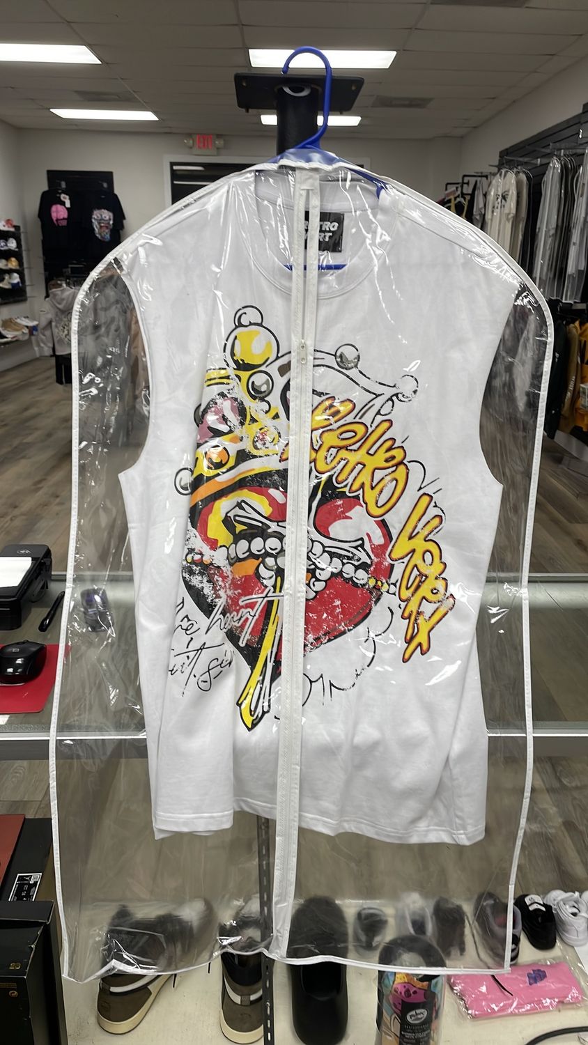 RETRO VERT CUT OUT ARMS NEW  SIZE XL