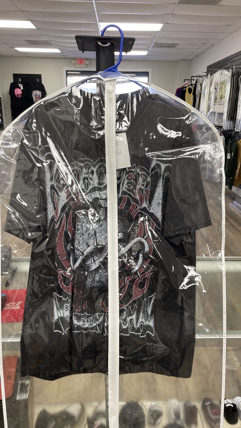 RETRO VERT T SHIRTS NEW BLACK