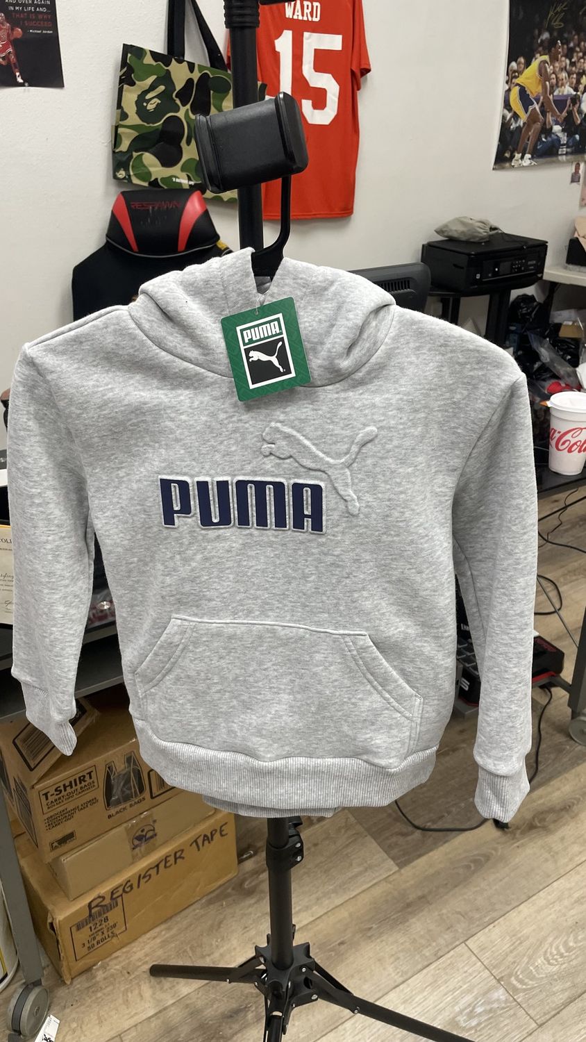 PUMA XS-5/6 SWEAT SUITE GREY KIDS