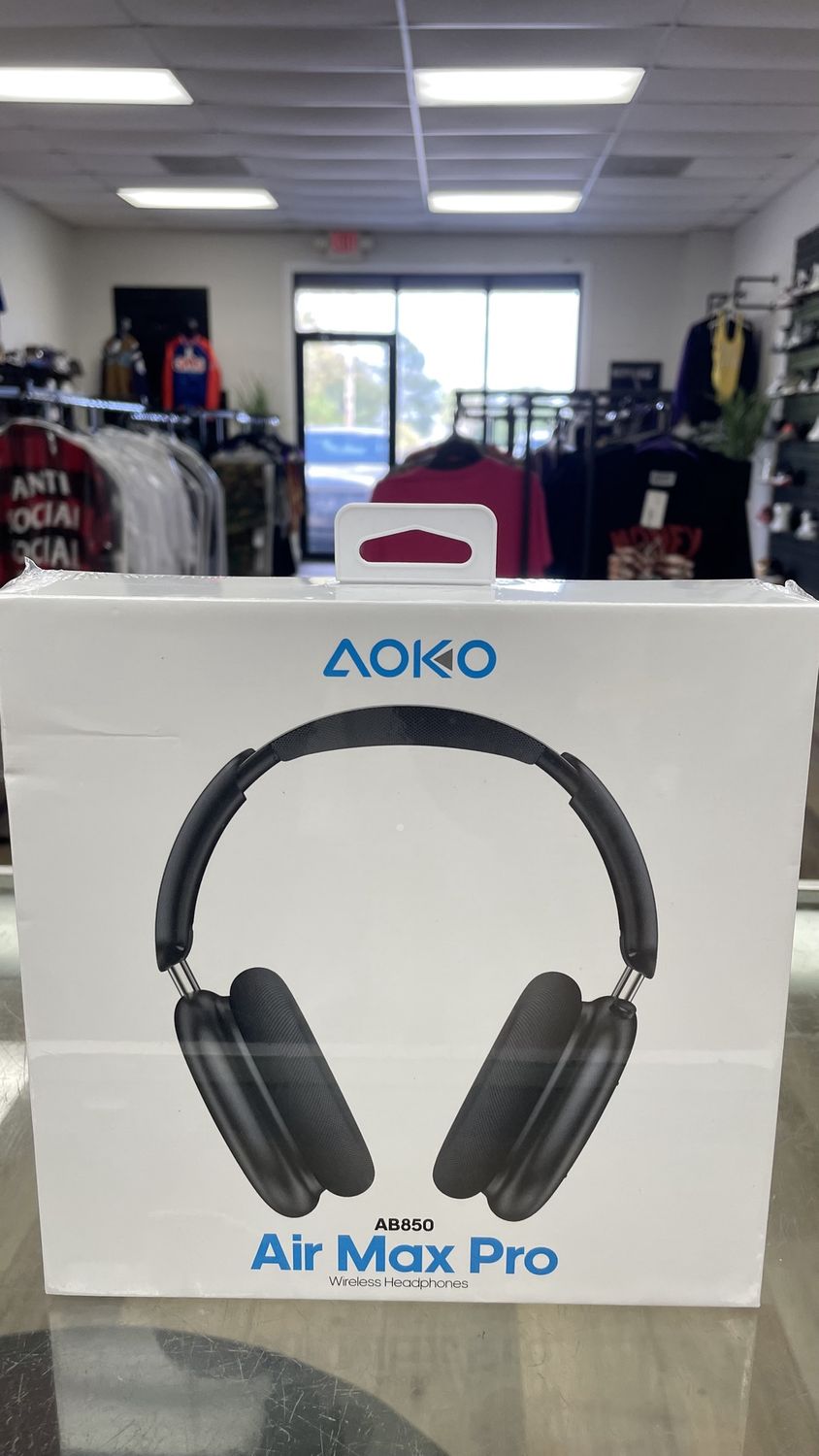AOKO HEAD PHONES BLACK