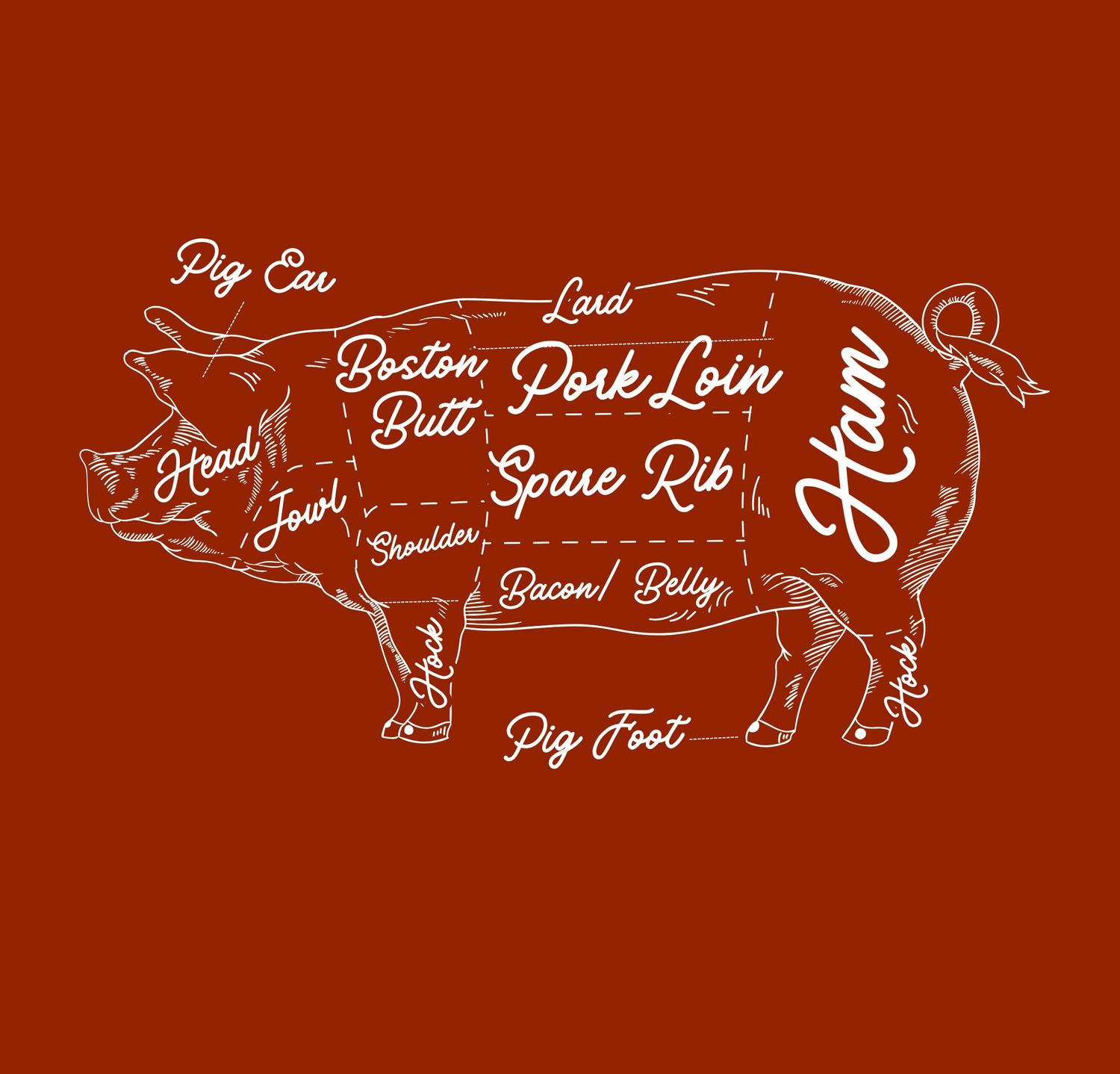 Half Butchered Hog (Deposit Only)