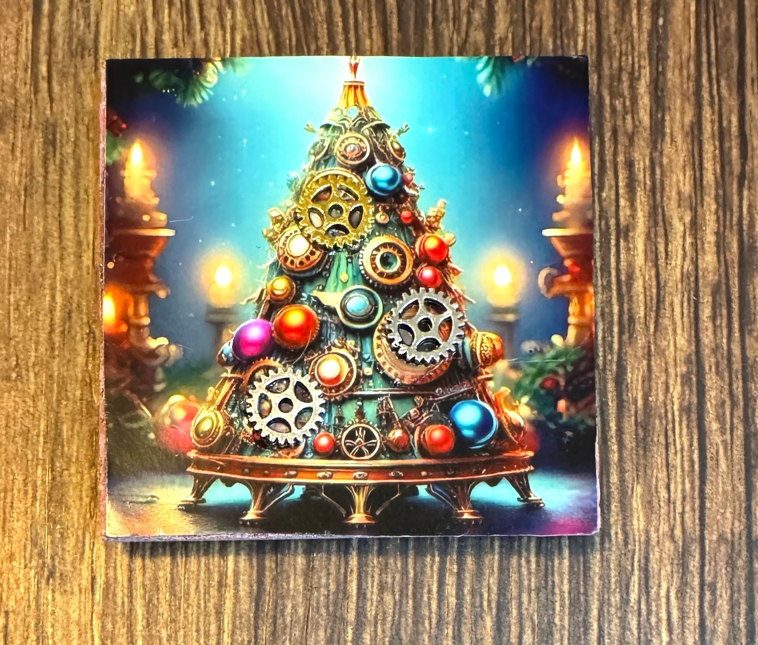 Tile Magnet - Christmas