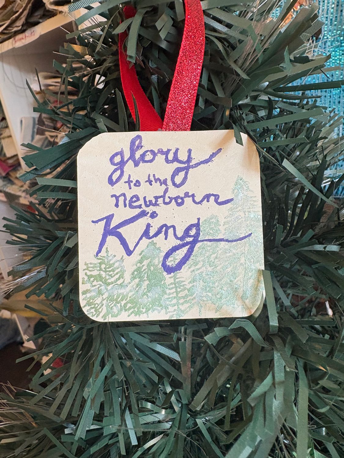 Tile Ornament - Handpainted