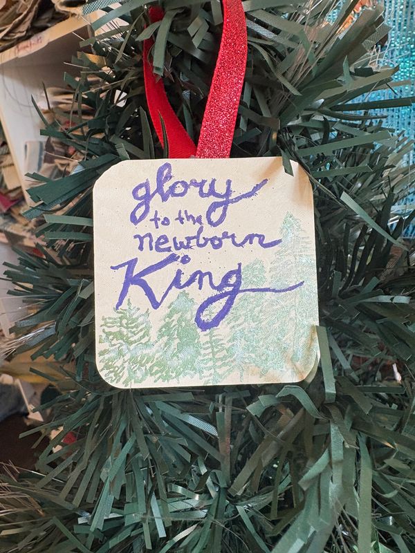 Tile Ornament - Handpainted