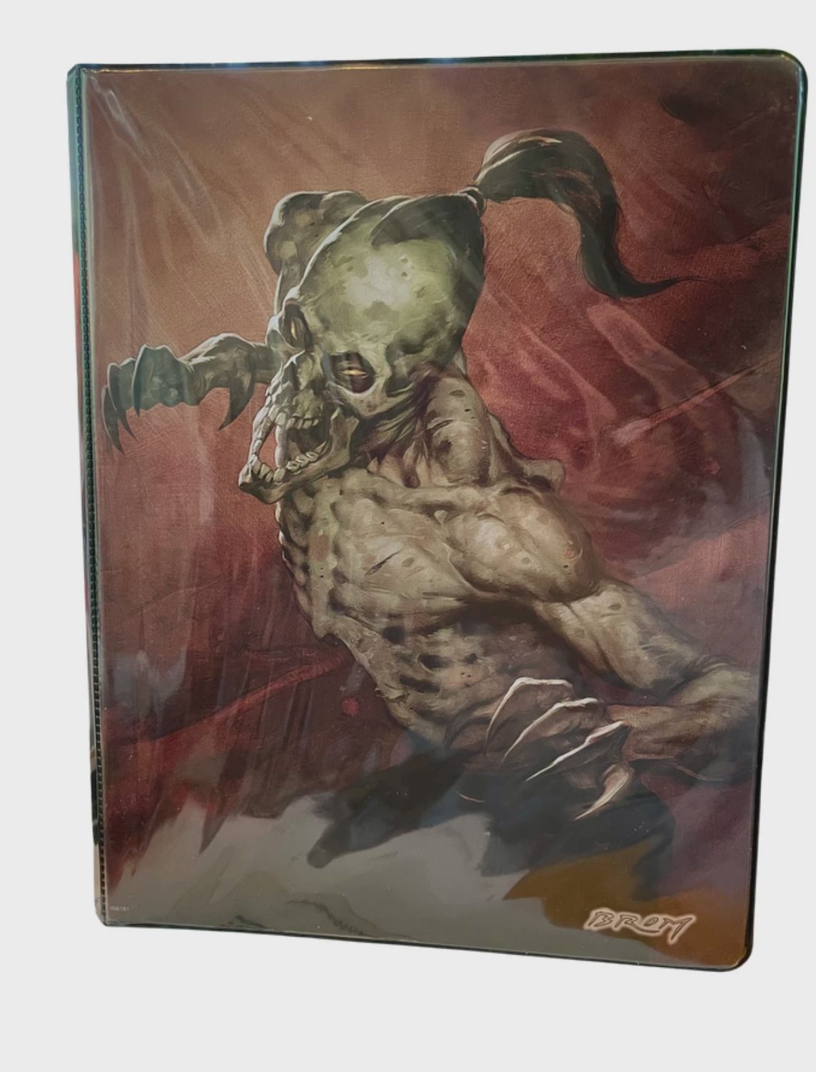 9-Pocket Bone Fright Portfolio by Brom