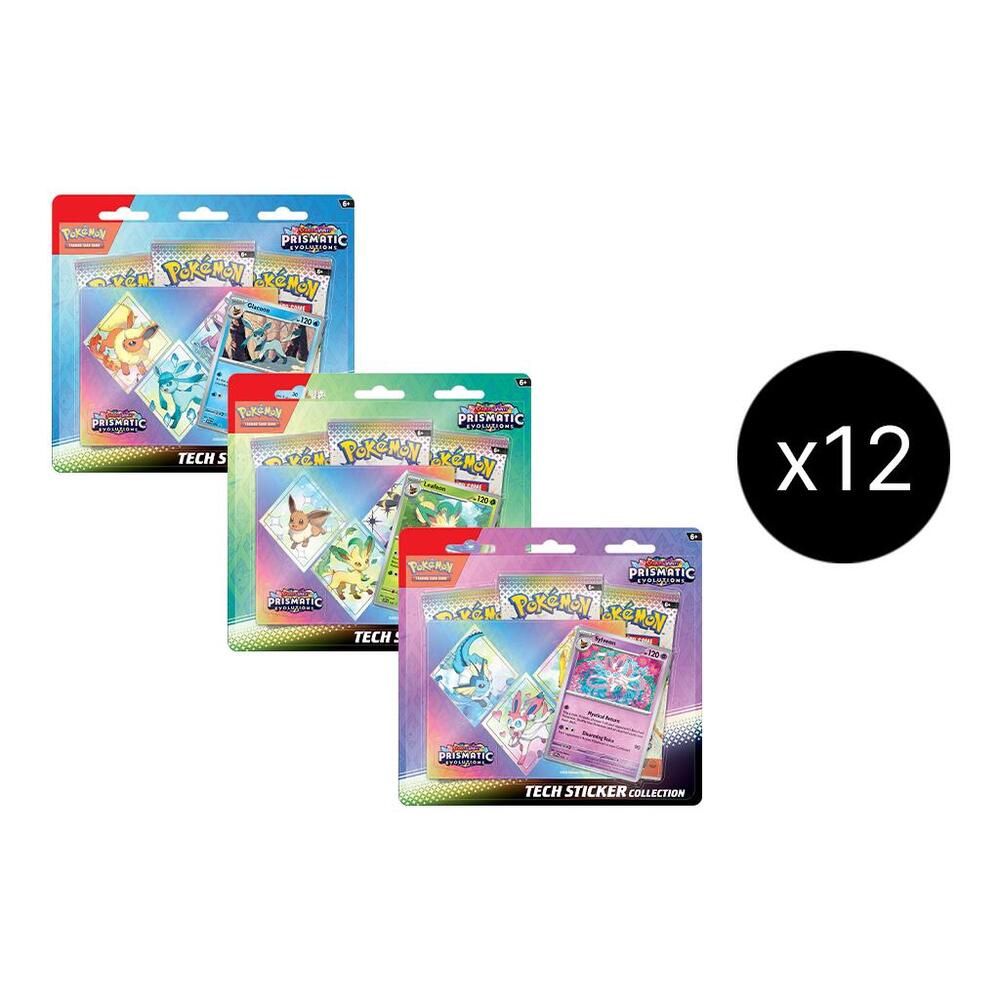 Prismatic Evolution Tech Sticker Collection