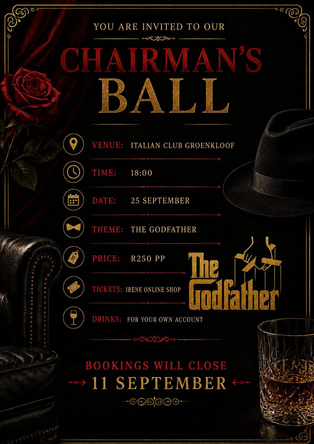 Chairman's Ball - 25 September 2026