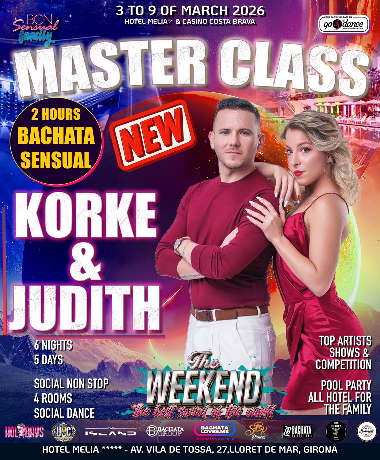 KORKE & JUDITH MASTER CLASS - INDIVIDUAL