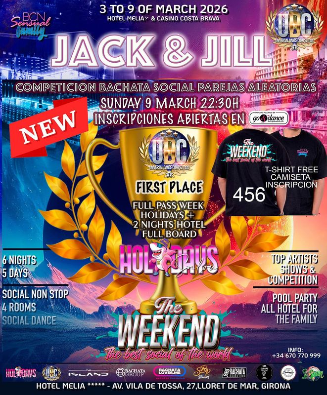 Inscripción a la competición "JACK & JILL LEADER"