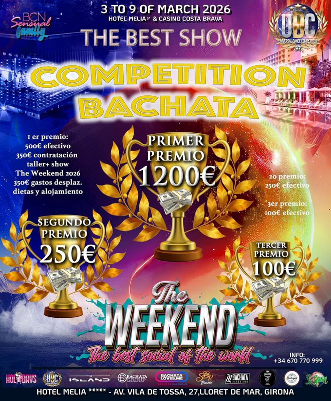 Inscripción a la competición "JACK & JILL FOLLOWER"