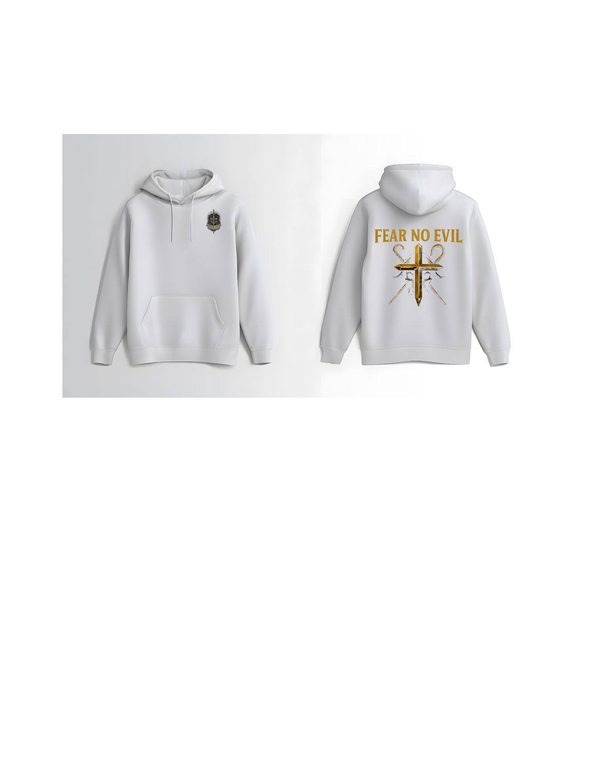 ​FEAR NO EVIL – Christian Hoodie (Polyester)