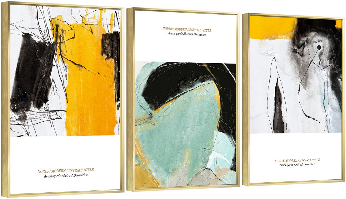 3-Panel Impressionism Canvas Wall Art for Home D��cor �C 24x36