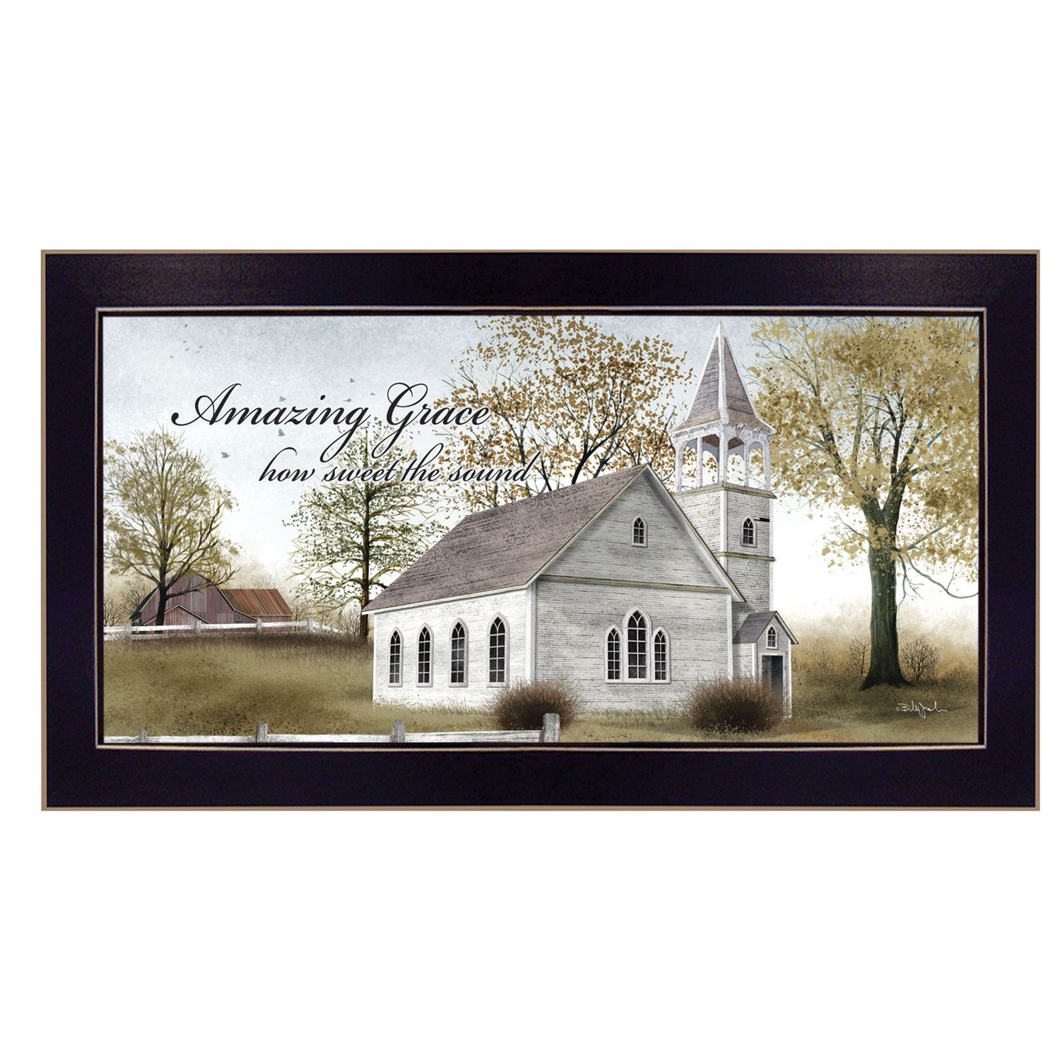 Amazing Grace by Billy Jacobs, Framed Wall Art Poster �C Black