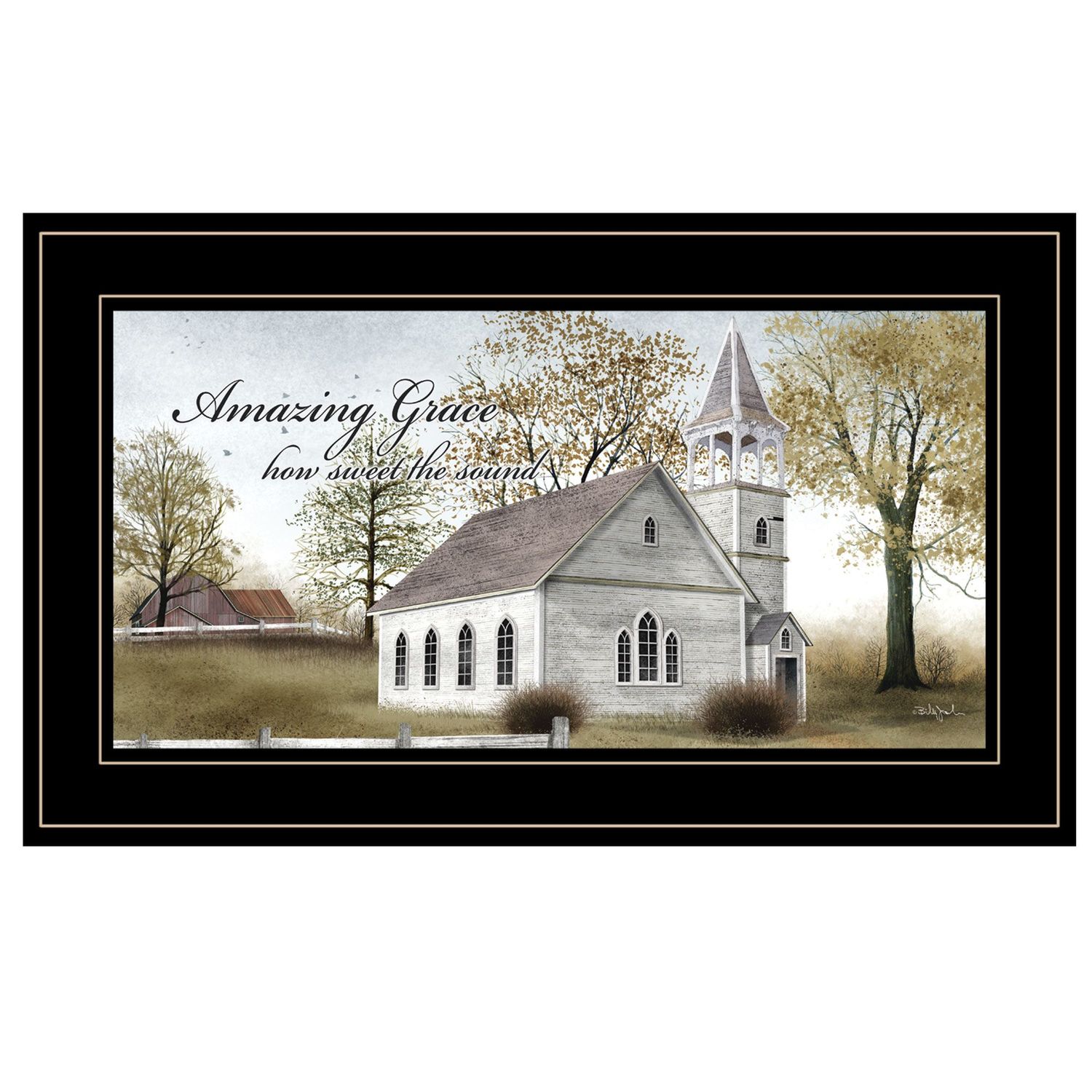 Amazing Grace by Billy Jacobs, Ready-to-Hang Framed Print �C Black