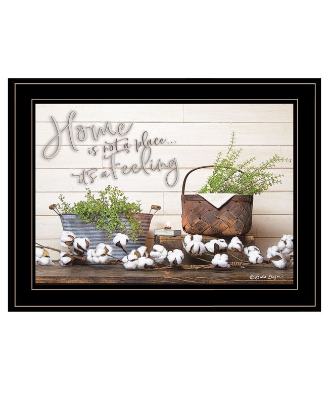 Home Is Not a Place by Susan Boyer, Framed Print �C Black