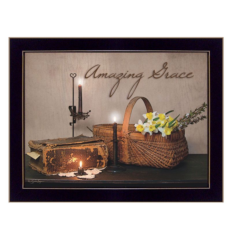 Amazing Grace by Susan Boyer, Framed Wall Art Poster �C Black