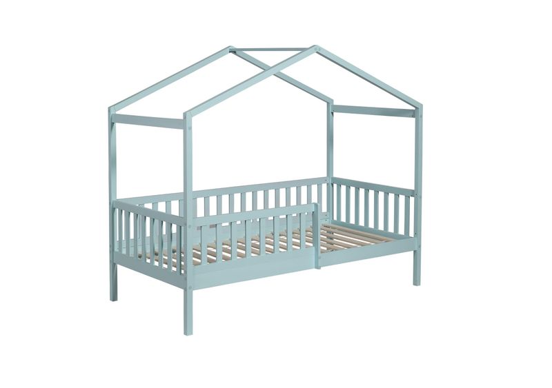 Solid Pine Arch Bed Baby Blu