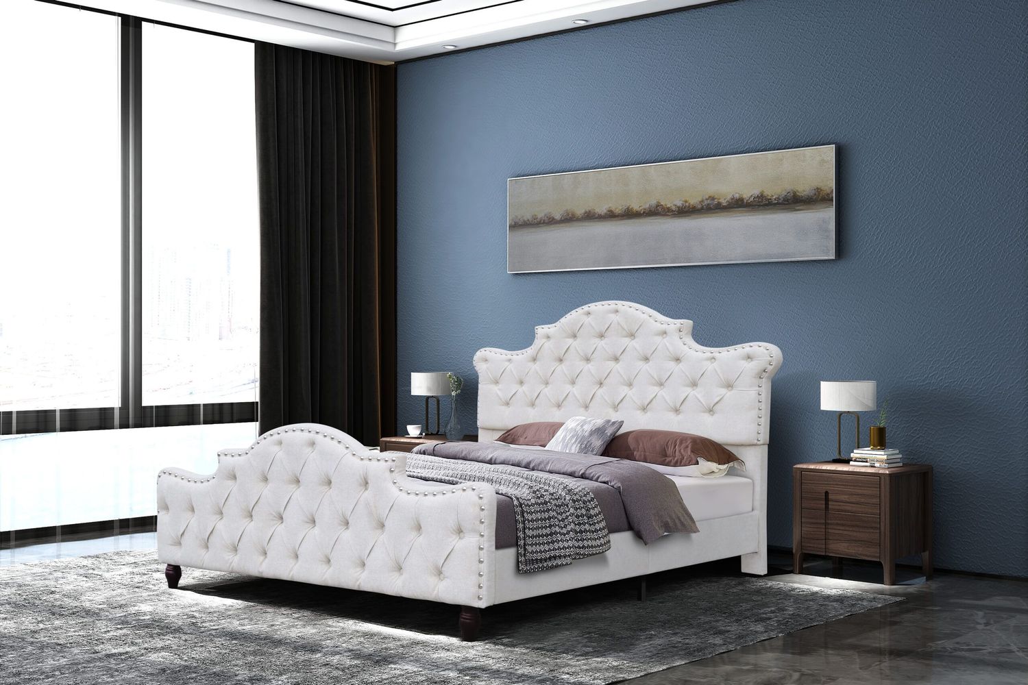 Sapphire Cotton Bed Double/King