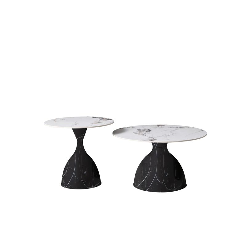 MIRAGE CERAMIC COFFEE TABLE SET