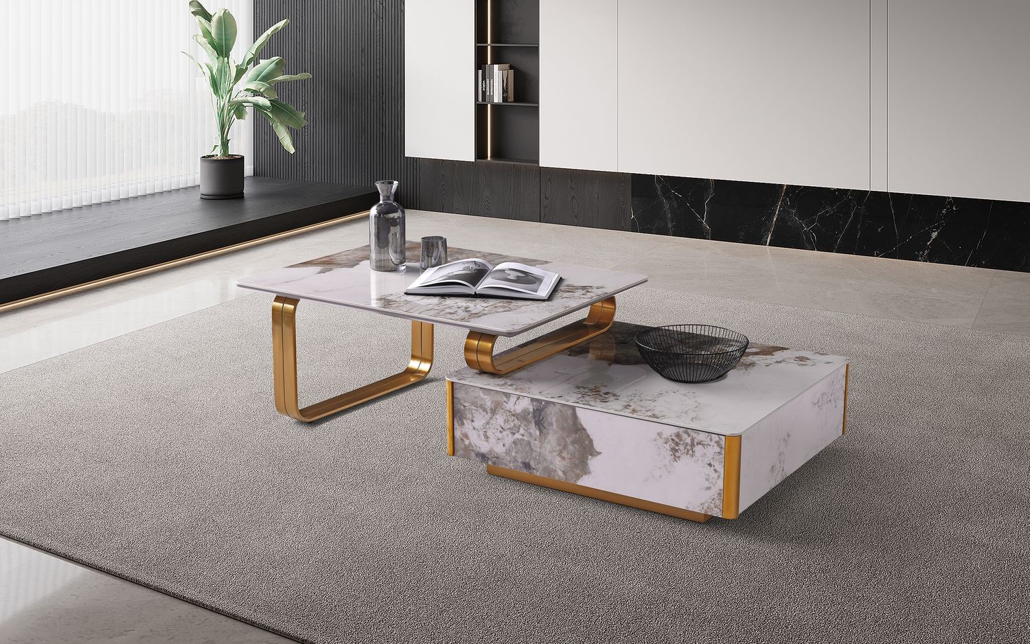 HAVEN CERAMIC COFFEE TABLE