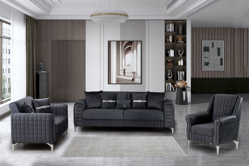 ATLAS SOFA BED WITH STORAGE IN CREAM,GREY &amp; MINK AVAILABLE