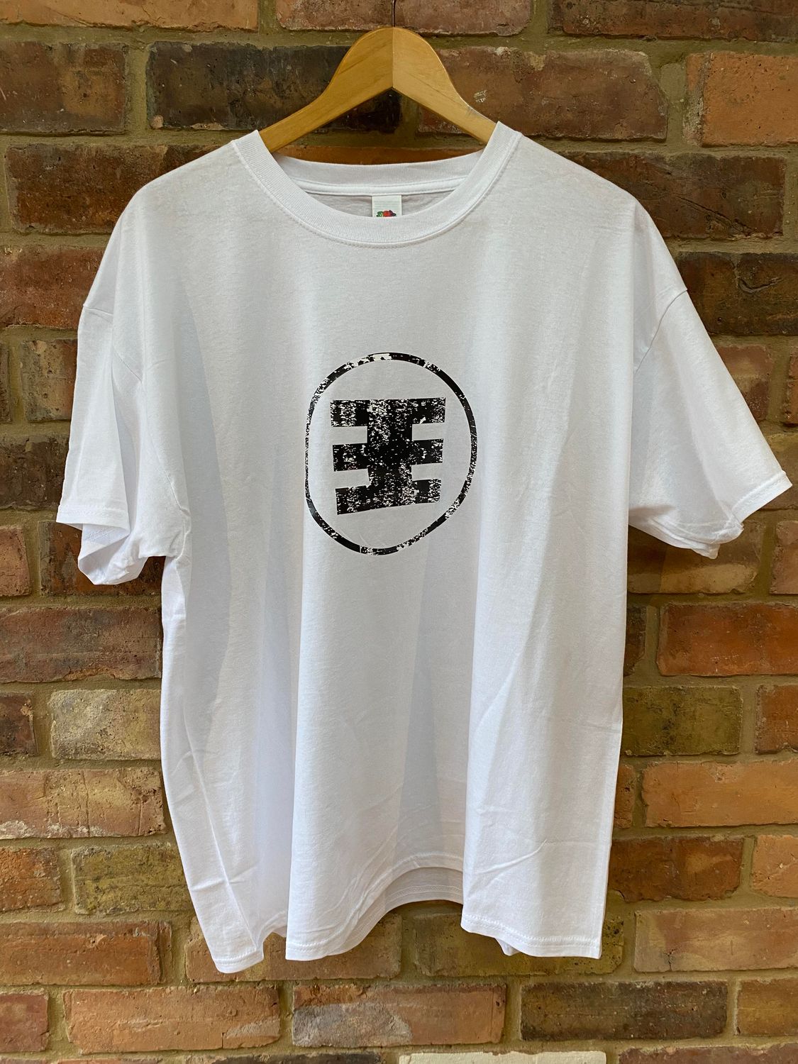 White Electric Enemy Vintage Logo T Shirt