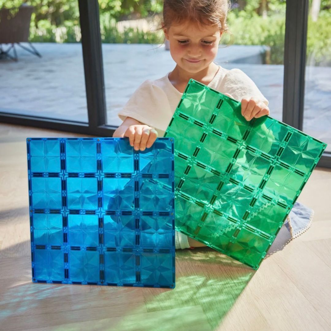 Big Plates Blue Green | 2 Stuks