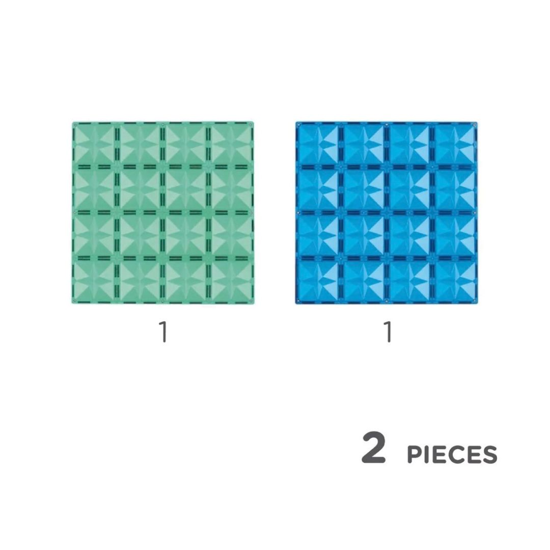 Big Plates Blue Green | 2 Stuks
