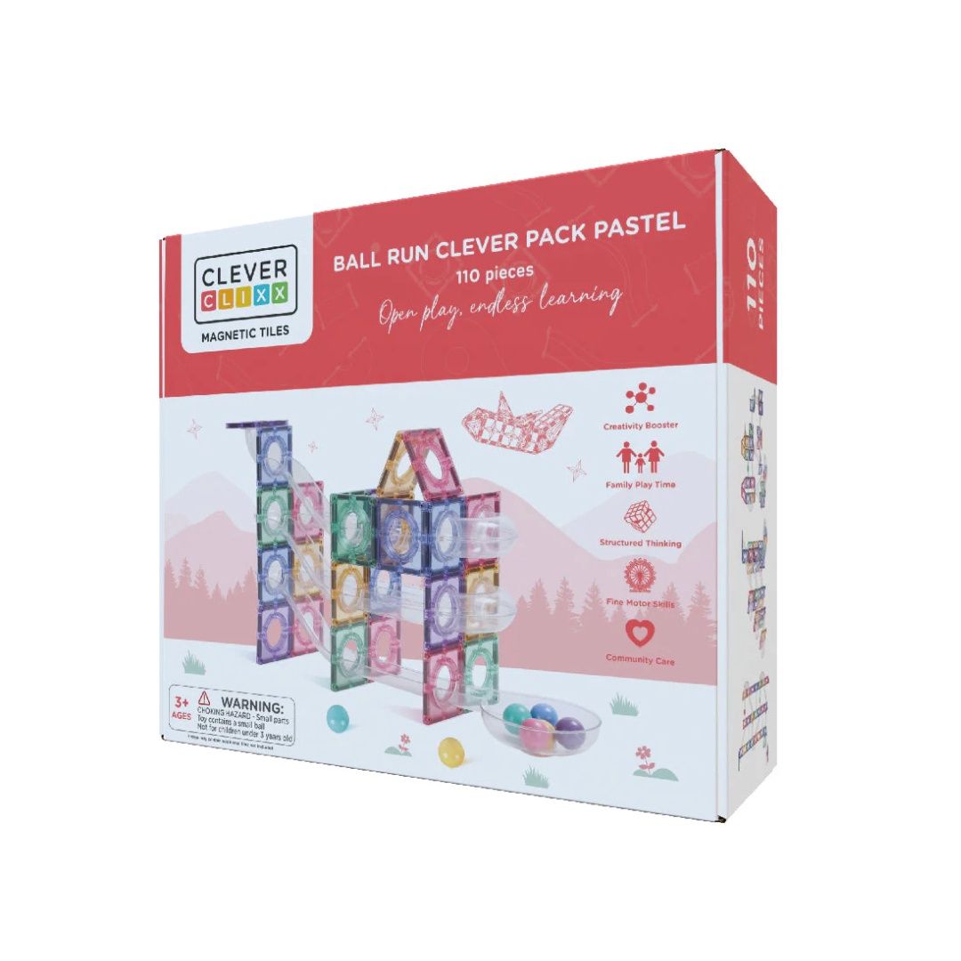 Ball Run Clever Pack Pastel 110 Stuks