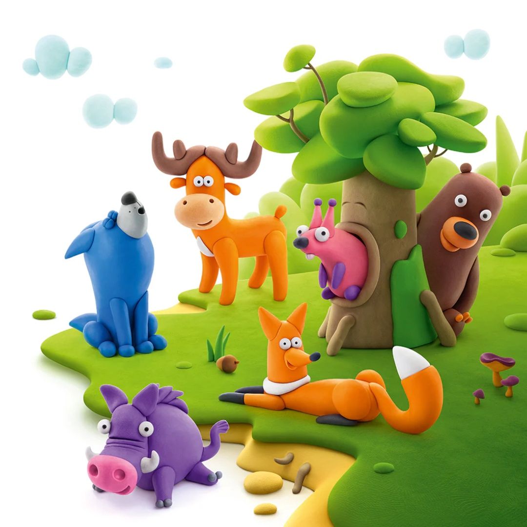 Hey Clay forest animals