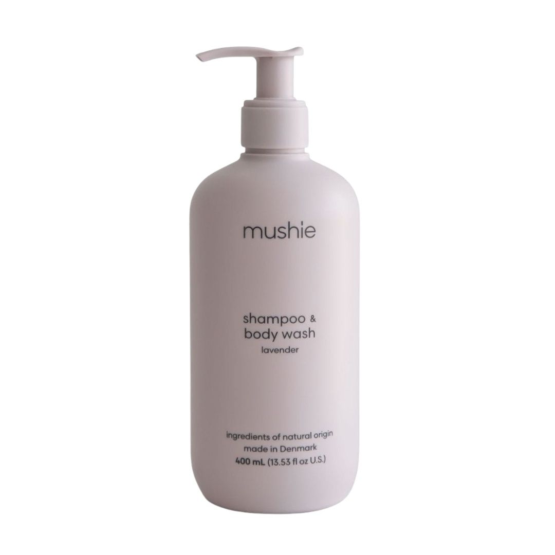MUSHIE - baby shampoo &amp; body wash - Lavendel - 400ml