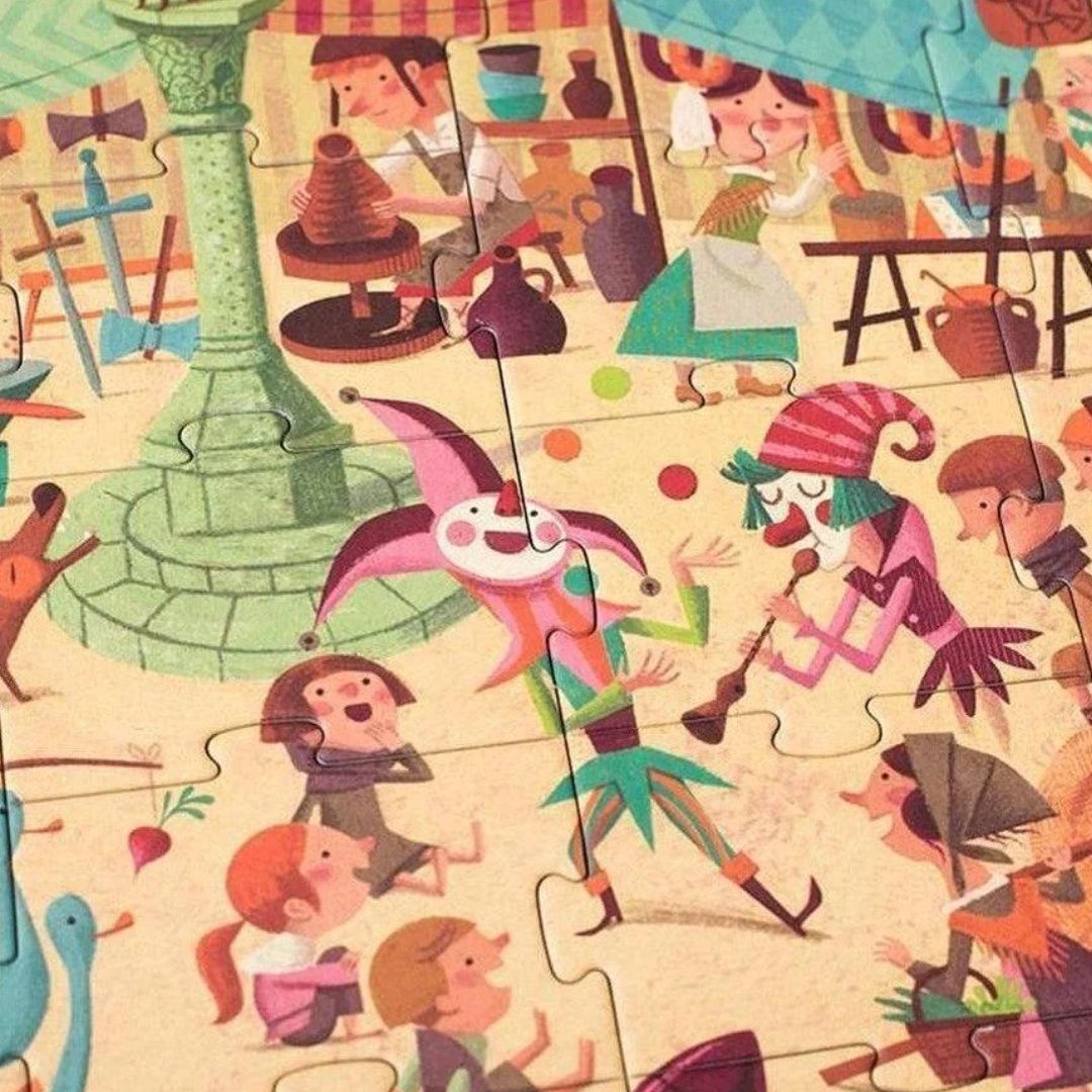 Go to the medieval times look and find puzzle