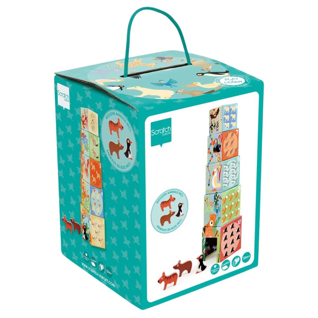 Stapeltoren dieren van de wereld 1