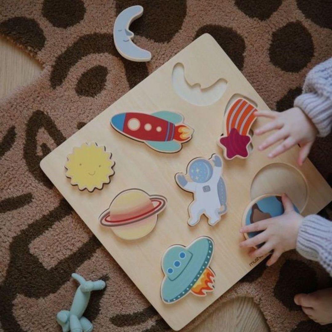 MUSHIE Houten Puzzel Ruimte