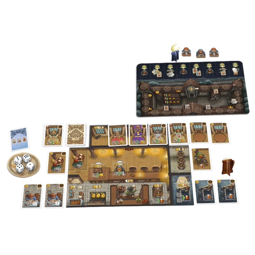 De taveernen van de oude stad