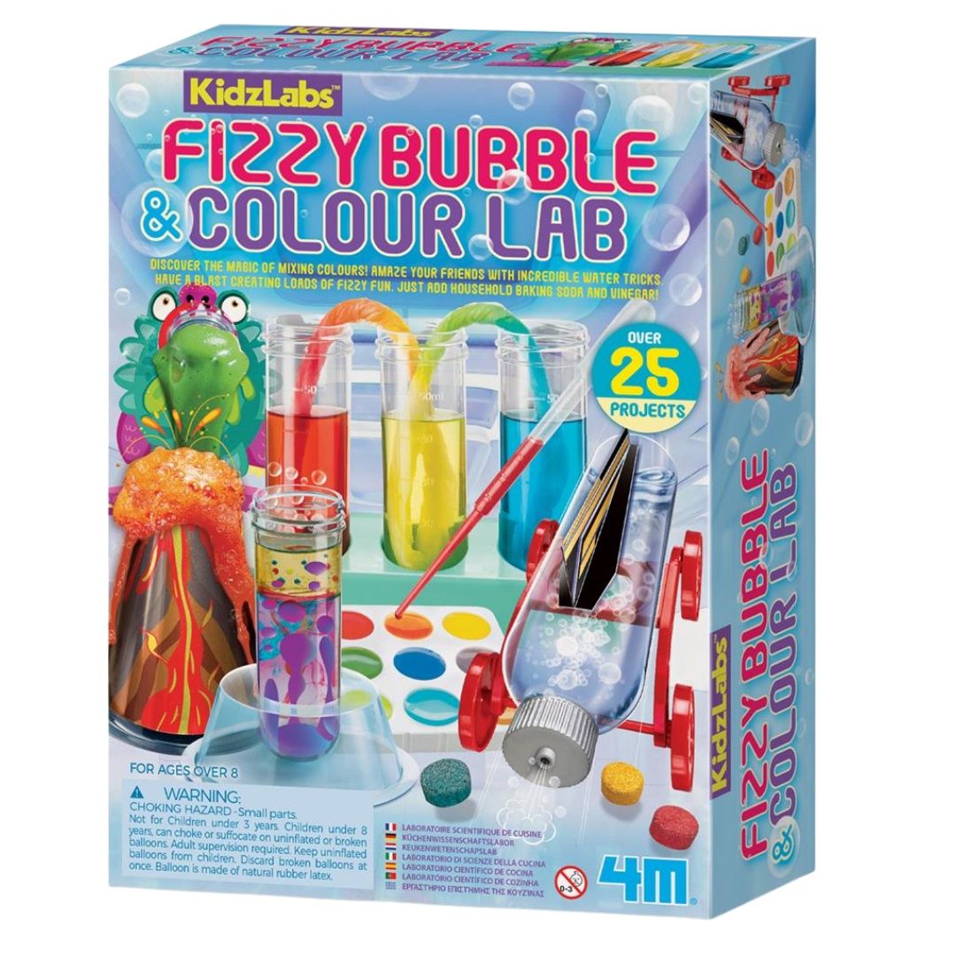 Bruisend bellen- en kleurenlabo