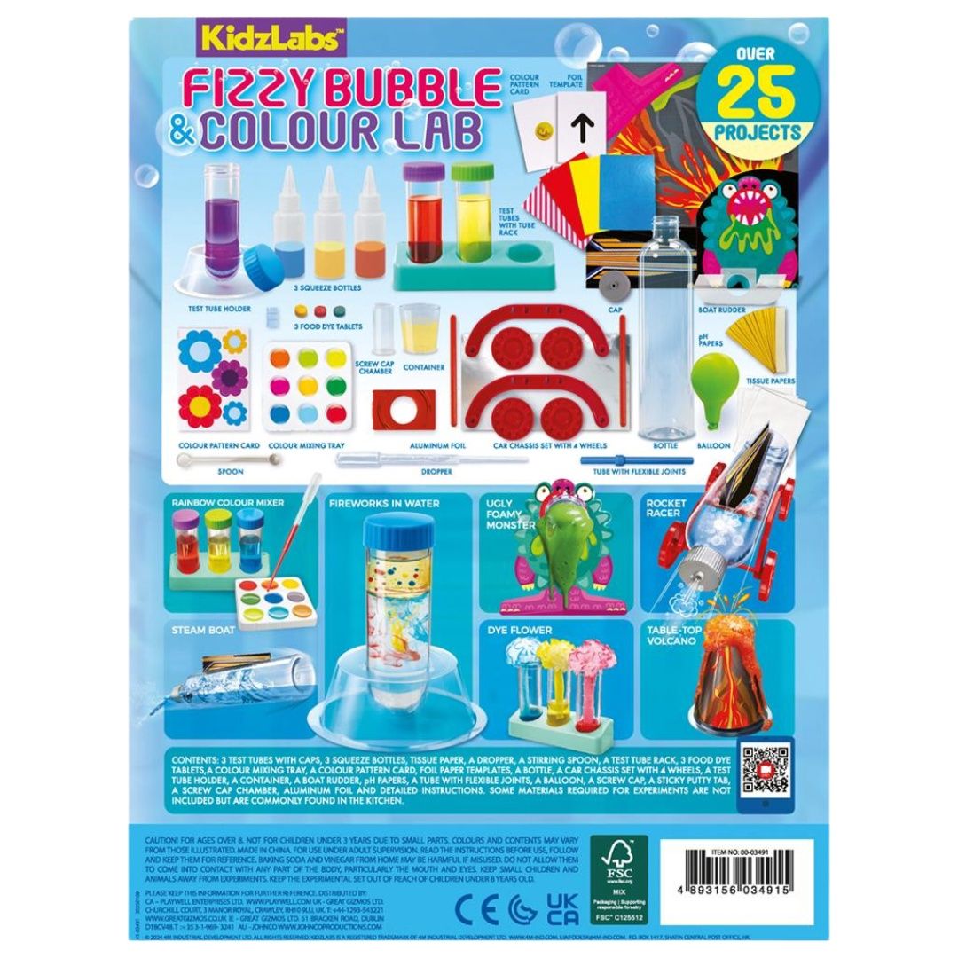 Bruisend bellen- en kleurenlabo