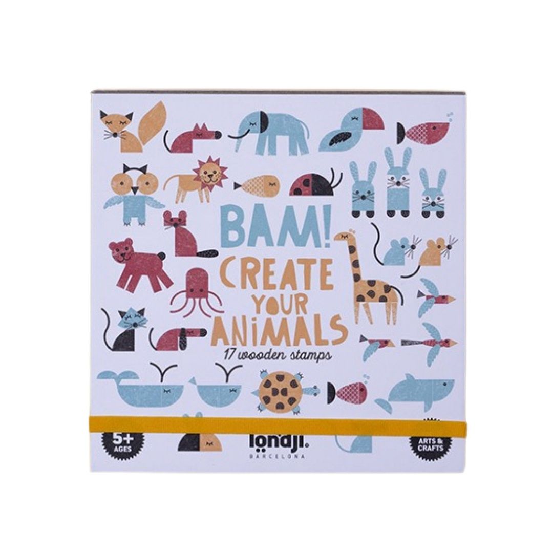 Bam Animals stamp