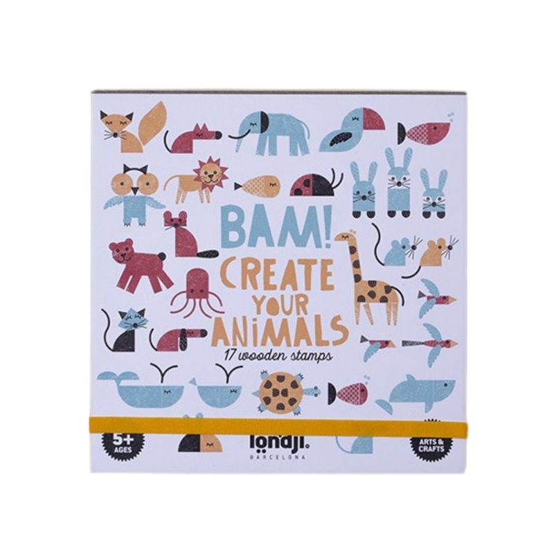 Bam animals stamp