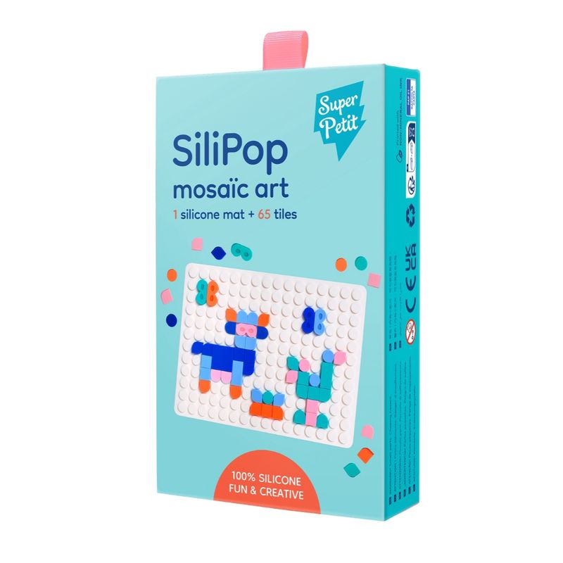 Silipop white mosaic (pastel)