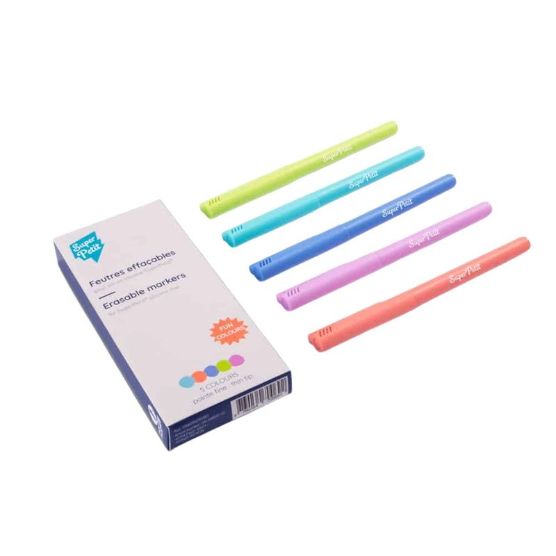 Erasable markers fijn pastel
