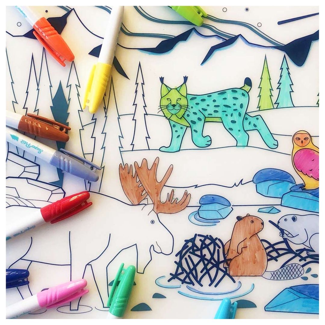 Kleurmat Boreal Forest