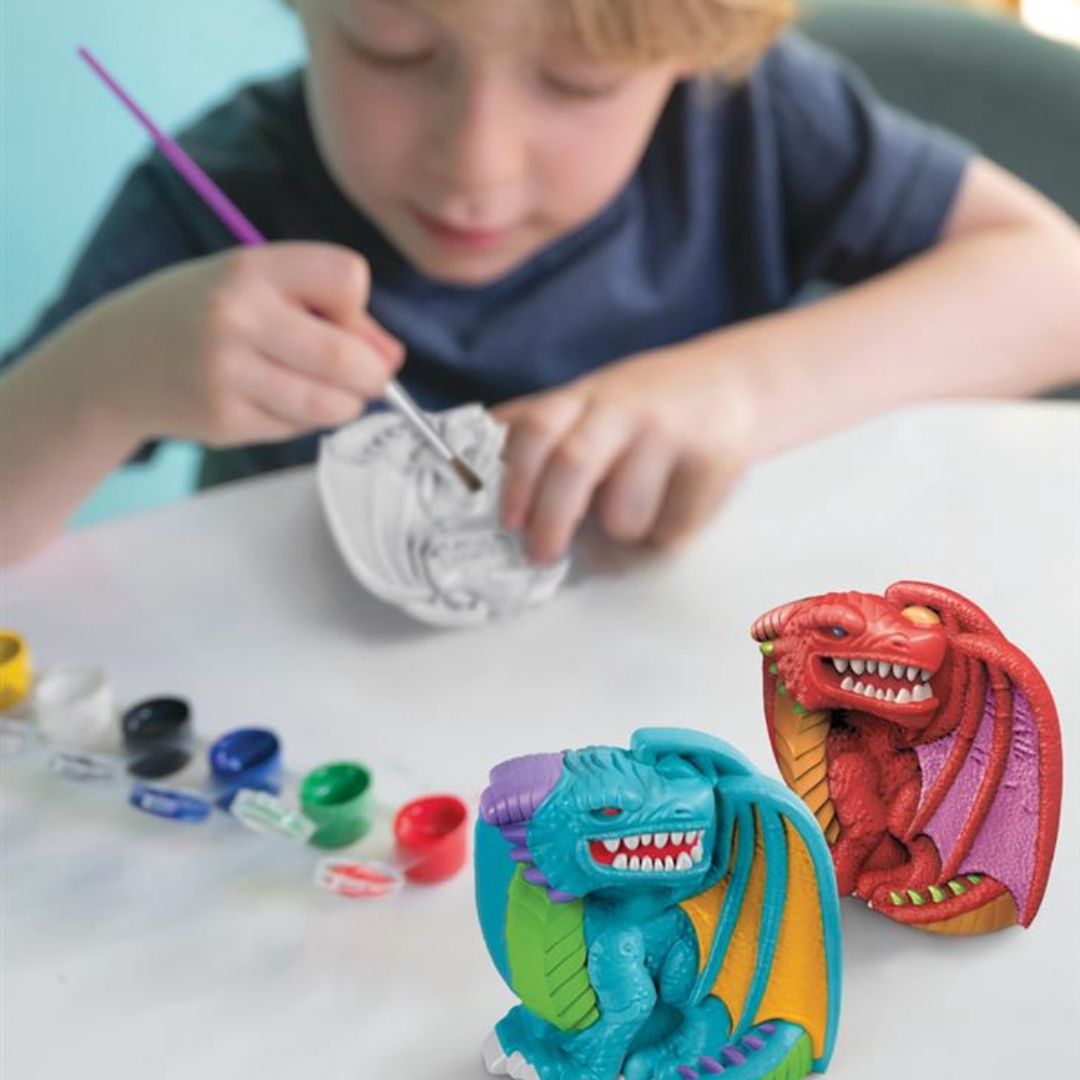 Gieten en verven 3D draken EN versie